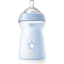 Natural Feeling Anti-Kolik Biberon 6 Aylık 330 Ml, Yumuşak ve Esnek Silikon Vantuzlu Bebek Şişes