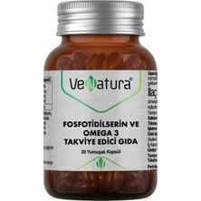 Venatura Fosfotidilserin ve Omega-3 30 Yumuşak Kapsül Yetişkinler İçin Takviye Edici Gıda