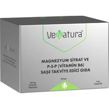 Venatura Magnezyum Sitrat Ve P-5-P Vitamin B6) 60 Saşe