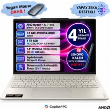 Lenovo Yoga 7 2-In-1 14AGP11 Ryzen Aı 7 445 32GB 1tb 14" OLED Touch Freedos 83TD005QTR Taşınabilir Bilgisayar