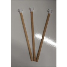 Şanal 30 cm Uzunlu 3 Adet Ahşap Tünek Seti