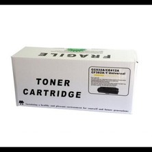 Fragile Fragıle Hp CE412A CF382A 305A 3500SAYFA Sarı Muadil Toner