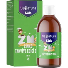 Venatura Kids Çinko Takviye Edici Gıda 100 ml Sıvı Formda Çocuklar İçin Türkiye Menşeli