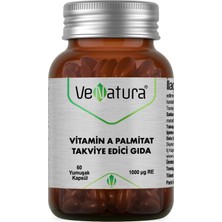 Venatura Vitamin A Palmitat 1000 mcg 60 Kapsül Takviye Edici Gıda İçeriği Vitamin A