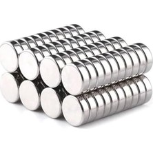 Şanal Dünya Magnet Mıknatıs 6x2 mm Neodyum Yuvarlak Disk Magnet - 50 Adet