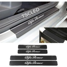 Mythriva Tr Alfa Romeo Karbon Kapı Eşiği Koruma Sticker Yapıştırma 4'lü Set Çok Renkli, HIL11AA214