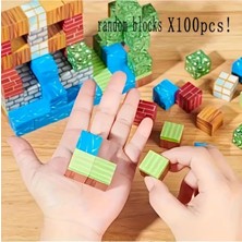 100 Parça Manyetik Yapı Blokları, 3 Boyutlu Mıknatıslı Oyuncak Küpler, Eğitici Oyuncak
