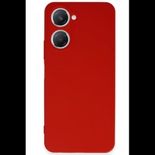 Vivo Y18 Kılıf First Silikon - Kırmızı