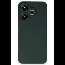 Xiaomi Redmi 13 4g Kılıf First Silikon - Koyu Yeşil