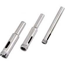 Mythriva Tr Cam Fayans Mermer Granit Porselen Delme Pancı Boru Tipi Elmas Karot Uç 3mm 4mm 8mm (3lü)