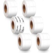 Mythriva Tr Dymo Etiket 30327 (30576) 9/16 x 3-7/16 Lw Etiketleri Dymo Labelwriter 450, 450 Turbo, 450 Ikiz Turbo, 450 Duo, 4xl, 400 Yazıcı, 6 Rulo Için Uyumlu Dymo Dosya Klasörü Etiketleri