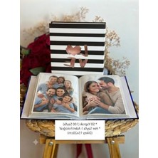 Mythriva Renkli Love Desenli Fotoğraf Albümü, 100 Fotoğraf Kapasiteli