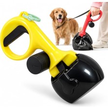 Sogud Köpek Dışkı Toplama Aparatı - Kaka Toplama Küreği - Evcil Hayvan Atık Temizleme Kepçesi - Entegre Poşet Hazneli - Ergonomik Saplı - Taşınabilir - Stok Durumuna Göre Renk Gönderilir