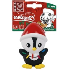 Die Grup Latex Köpek Oyuncağı, Christmas Temalı Penguen Şeklinde