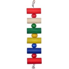 Die Grup Ahşap Kuş Oyuncağı, Zilli, 15 cm
