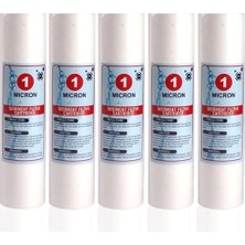 Gy Atelier Su Arıtma Cihazı 1 Mikron Sediment Spun Filtre (5 Adet)