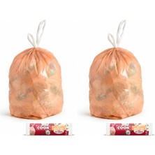 Gy Atelier Büzgülü Vanilya Kokulu Çöp Torbası Büyük Boy 2li Paket