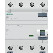 Gy Atelier Hata Akımı Koruma Anahtarı-Fı (Kaçak Akım Koruma Rölesi); 25A; 400V; 300MA; Trifaze; 3faz+Nötr; 70MM