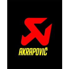 Zepplin Giyim Akrapovic Logo Büyük Sırt Patch Yama