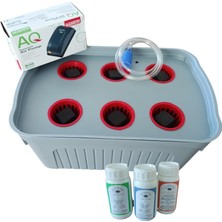 Gy Atelier 8lt Topraksız Tarım Hidroponik Box Saksı Yetiştirme Seti,ph & Ec Ölçerli, Small Başlangıç Seti (Yetiştirme Sistemi + Besinler(A/b/ph))