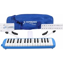 Gy Atelier 32 Tuşlu Bez Çantalı Lacivert Melodika (Yedek Ağızlıklı)