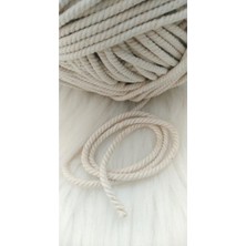Gy Atelier 3 Büküm Makrome Pamuk Halat Ip 5 mm (1 Kg)