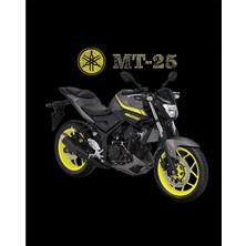 Zepplin Giyim Yamaha mt 25 Büyük Sırt Patch Yama