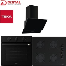 Teka Ankastre Set Siyah (Hbb 54500 Bk- Gbe 64002 Bk - Atv 60.3 Bk)