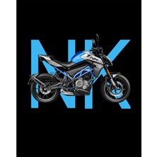 Zepplin Giyim Cfmoto 250NK Text Büyük Sırt Patch Yama