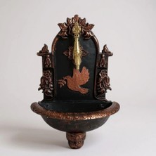 Gy Atelier Dekoratif Döküm Duvar Çeşmesi Güvercin Figürlü Musluk Dahil