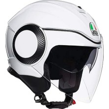 Gy Atelier Orbyt Motosiklet Kaskı Solid Açık Kask Matt Black Xs