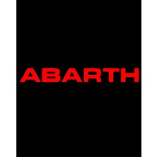 Zepplin Giyim Abarth Text Line Büyük Sırt Patch Yama