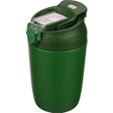 Gy Atelier Termal Matara, Paslanmaz ÇELIK,%100 Sızdırmaz, Çift Katmanlı Kahve Çay Bardağı, Termos Bardak 350 ml (Yeşil)