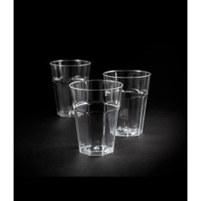 Gy Atelier Plastik Kristal Su ve Meşrubat Bardağı 300CC - 20 Adet (1 Paket)