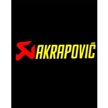 Zepplin Giyim Akrapovic Logo Text Büyük Sırt Patch Yama