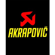 Zepplin Giyim Akrapovic Büyük Sırt Patch Yama