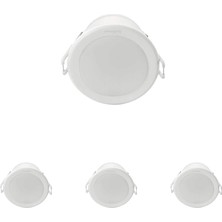 Gy Atelier 59464 Meson 125 13W 6500K Wh Gömme LED Spot, Beyaz Işık 4lü Paket