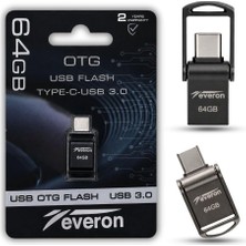 Gy Atelier 64GB Typec USB Otg 3.0 Metal Flash Bellek