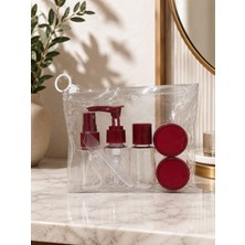 Gy Atelier Seyahat Banyo Seti 6 Parça | 30 ml Seyahat Şişeleri, Saklama Kapları, Taşıma Çantalı, Karışık Renk Gönderim