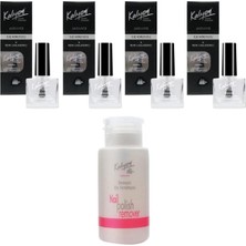 Odea Oje Koruyucu 4 Adet + Pompalı Aseton 200 ml