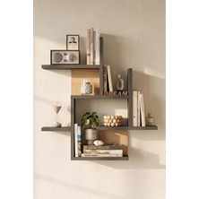 Gy Atelier Shelf 21 Duvar Rafı, 660X145X662 Mm, Gri