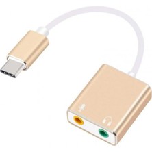 Gy Atelier Typec Ses Kartı Type-C Sound Card Typec Mikrofon Kulaklık Ayırıcı