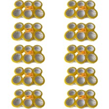 Odea Otto Şeffaf Koli Bandı - Kolileme Ambalajlama Koli Bant / 45 mm x 100 Metre / 6 Adetlik 10 Paket