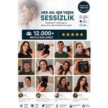 Odea Uyku Kulak Tıkacı | 23 Db Gürültü Azaltıcı | Derin Odaklanma & Uyku | 4 Farklı Boyut | Panthreon™