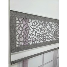 Gy Atelier Yeni Nesil Çift Renk Lazer Stor Perde Mat Kalın Kumaşlı Renk Seçenekli 160X200 Beyaz-Gri