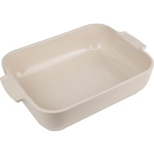 Odea Appolia Dikdörtgen Saplı Fırın Kabı, Seramik, Ekru/beyaz, 7,2 x 32 x 21,7 Cm, Kapasite: 2 L, 60046