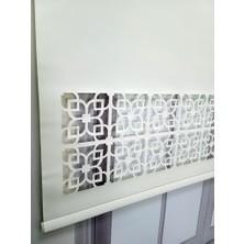 Gy Atelier Stor Perde Desenli Lazer Kesim Kalın Kumaşlı ML105 170X200 Ekru