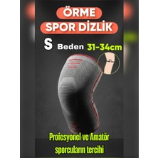 Odea S Beden 1 Adet 3D Örme Sporcu Dizlik – Ağrı Azaltıcı, Diz Koruyucu Nefes Alabilir, Kompresyon Destekli, Kaymaz, Voleybol,fitnes,basketbol,doğa Sporları