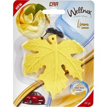 Odea Yaprak Desenli Araç Ferahlatıcı Limon Ferahlığı Kokusu X1