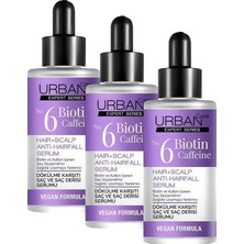 Odea Expert No.6 Biotin Caffeine Dökülme Karşıtı Saç Bakım Serumu, 50 Mililitre, Vegan (3 Paketi)